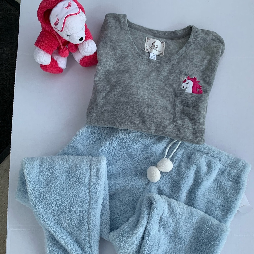 Pj Couture Critter Pant  Pajama Set